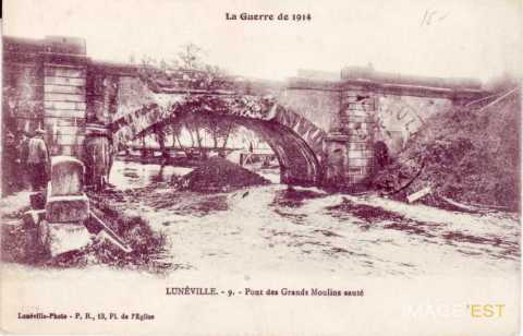 Pont des Grands moulins (Lunéville)